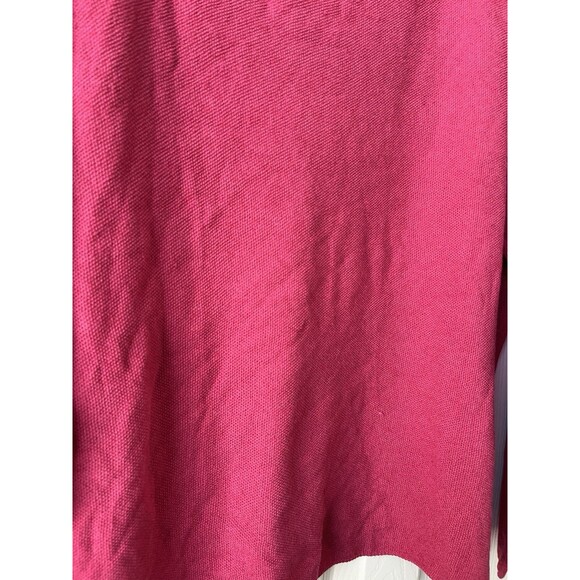 Eileen Fisher Women's Pink Organic Linen Cotton Boxy Crewneck Sweater Cozy Sz M - Picture 4 of 10